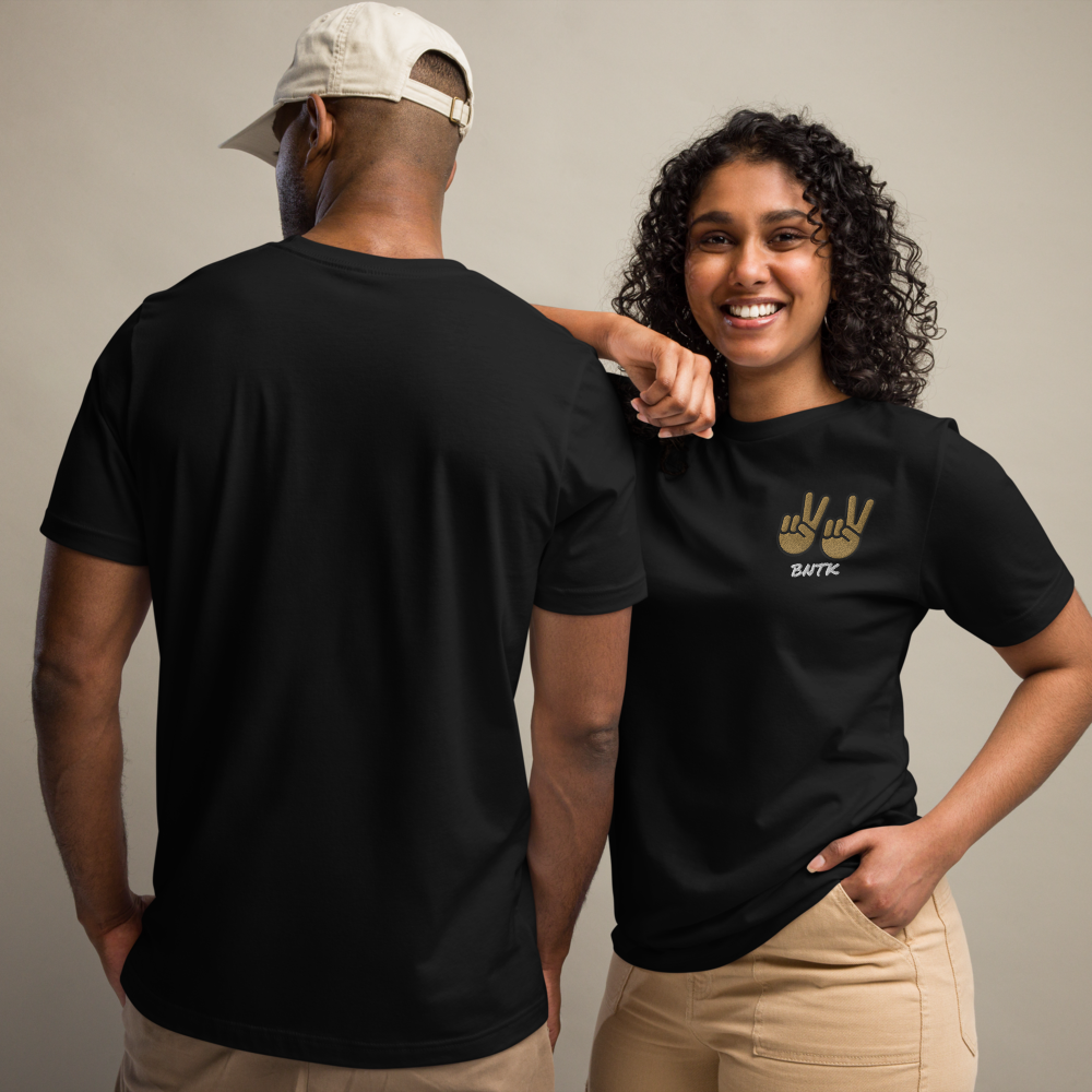 BabantheKidd Deuces Embroidered T- Shirt - Black