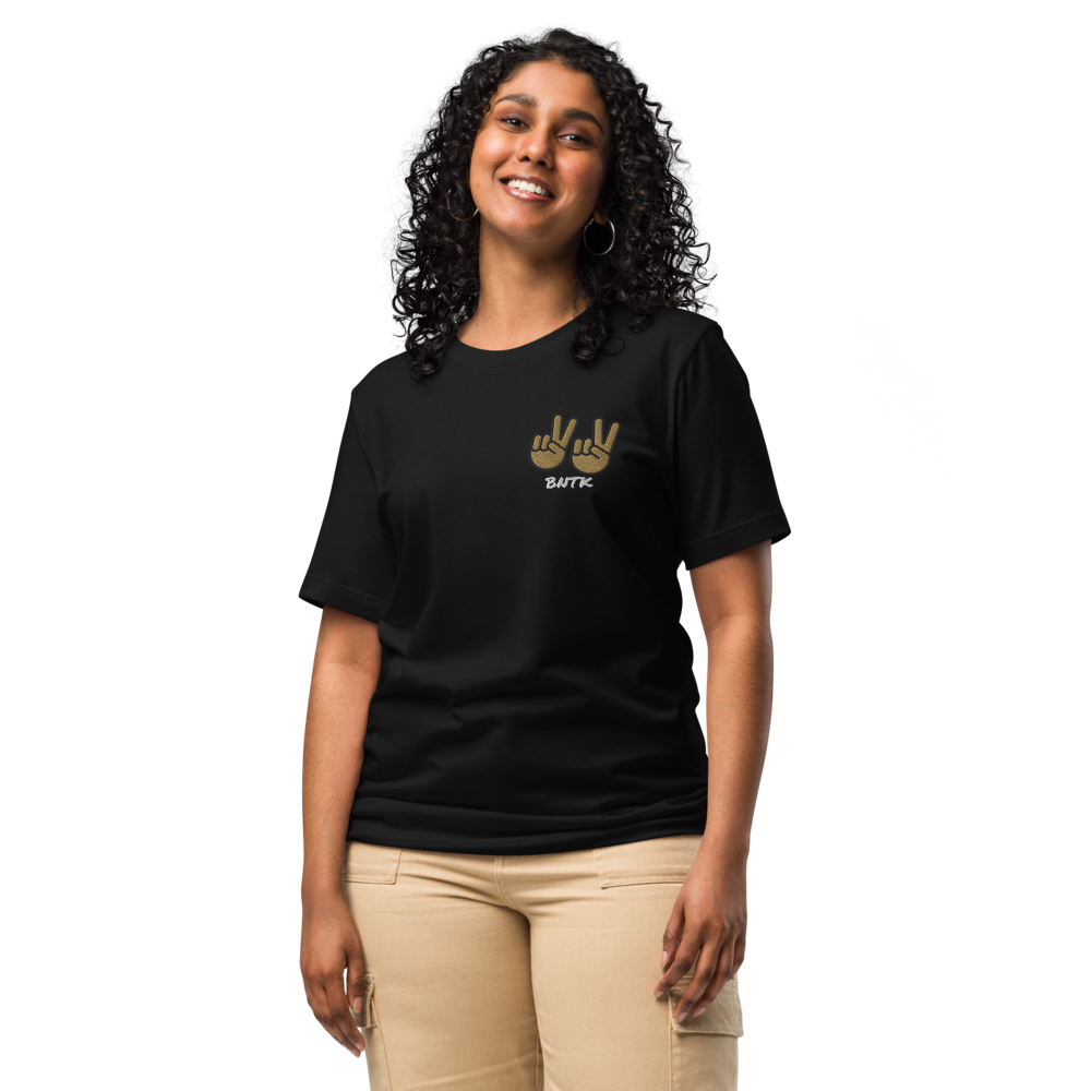 BabantheKidd Deuces Embroidered T- Shirt - Black