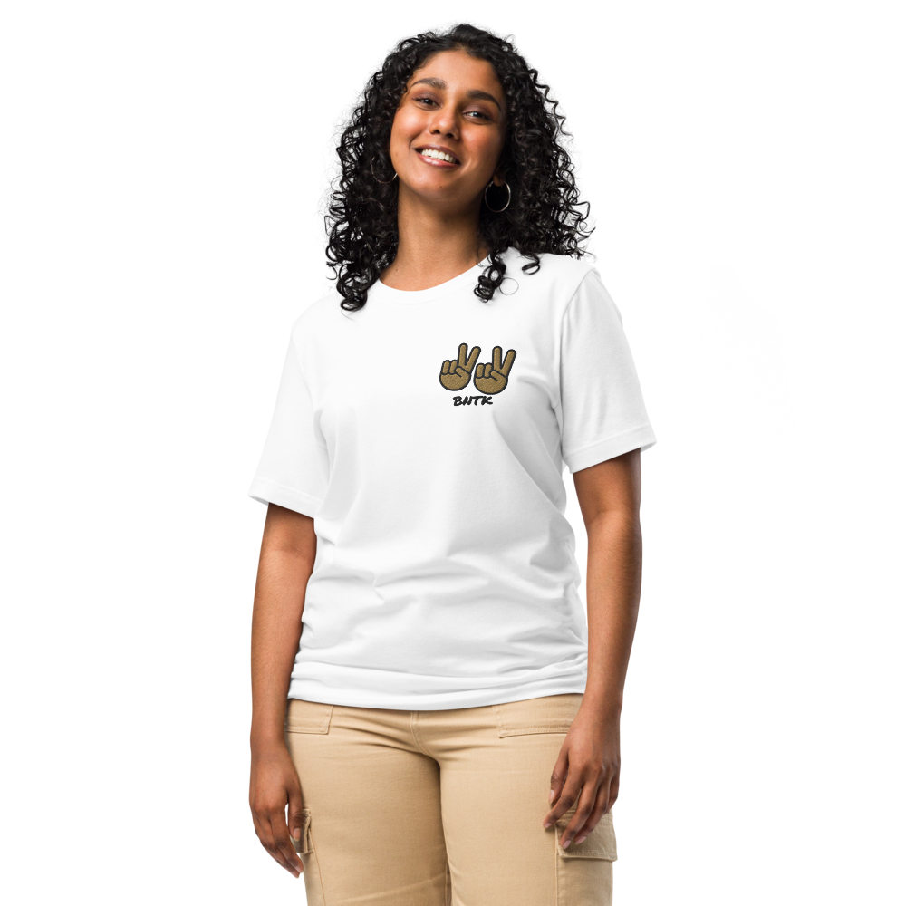 BabantheKidd Deuces Embroidered T- Shirt - White